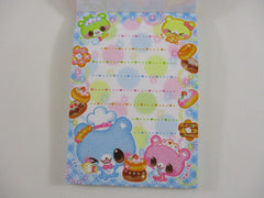 Cute Kawaii Crux Animal Bakery Mini Notepad / Memo Pad - Stationery Designer Paper Collection