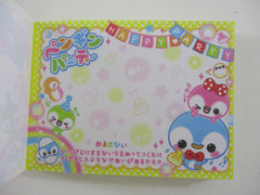 Cute Kawaii Kamio Penguin Dolphin Mini Notepad / Memo Pad - Stationery Design Writing Collection