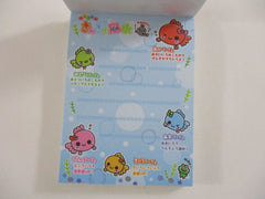 Cute Kawaii Q-Lia Fish Mini Notepad / Memo Pad - Stationery Design Writing Collection