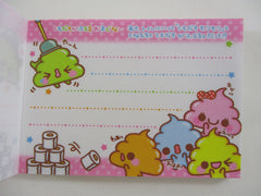 Cute Kawaii Crux Poop Mini Notepad / Memo Pad - Stationery Design Writing - Vintage Collectible