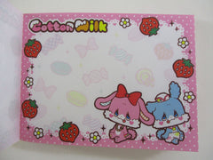 Cute Kawaii Kamio Cotton Milk Mini Notepad / Memo Pad - Stationery Design Writing Collection