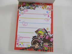 Cute Kawaii Q-Lia Girl Friend Best Friend Powerful Girls Mix Mini Notepad / Memo Pad - Stationery Design Writing Collection