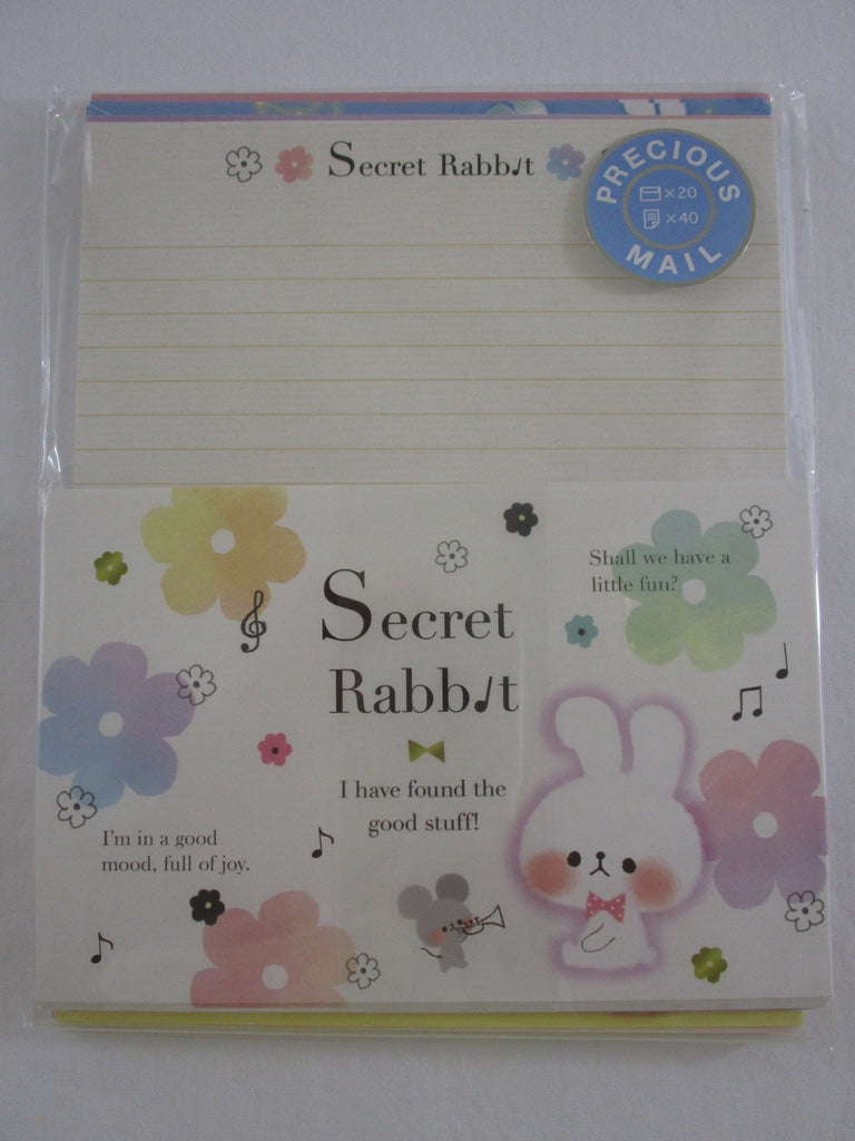 Cute Kawaii Kamio Secret Rabbit Letter Set Pack