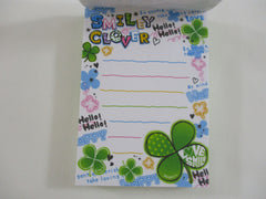 Cute Kawaii Kamio Clover Smiley Mini Notepad / Memo Pad - Stationery Designer Paper Collection