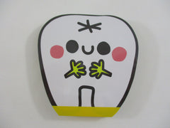 Cute Kawaii Kamio Tooth Dentist Diecut Mini Notepad / Memo Pad - Stationery Design Writing - Rare Vintage Collectible