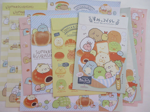 Cute Kawaii San-X Sumikko Gurashi Letter Sets - 2019 Baker Bread A - Writing Paper Envelope Stationery Penpal