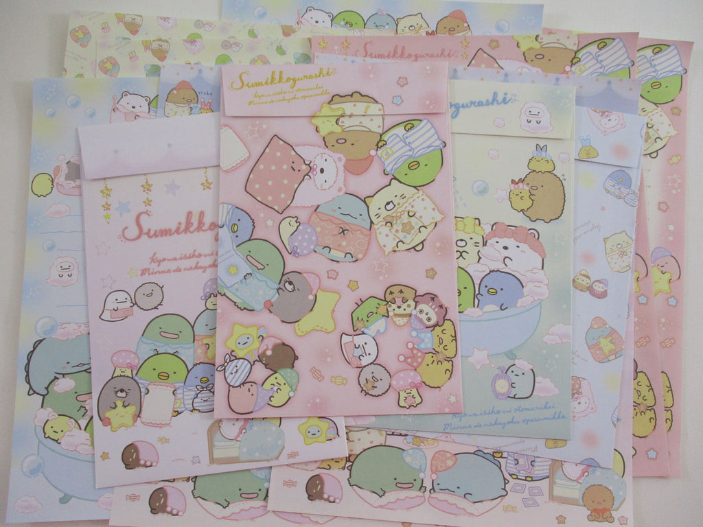 Cute Kawaii San-X Sumikko Gurashi Friends Home Party Letter Sets - Writing Paper Envelope Stationery Penpal