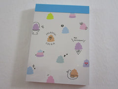Cute Kawaii Crux Funny Colorful Poop Mini Notepad / Memo Pad - Stationery Design Writing Collection