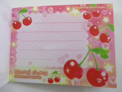 Cute Kawaii Kamio Cherry Mini Notepad / Memo Pad - Stationery Designer Paper Collection