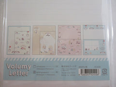 Cute Kawaii Q-Lia Hedgehog Rabbit Cute Wild Beasts Letter Set Pack - Stationery Paper Envelope Penpal