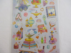 Cute Kawaii Mind Wave Fairy Tale Princess Theme Sticker Sheet - Purple Aladdin Castle - for Journal Planner Craft