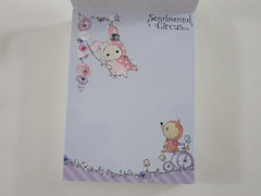 Cute Kawaii San-X Sentimental Circus Mini Notepad / Memo Pad - C - Vintage Rare