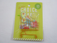 Cute Kawaii Crux Choice Mart Shopping Cart Stickers Flake Sack - Fruits Vegetables