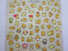 Cute Kawaii Mind Wave Baby Chicks Sticker Sheet - for Journal Planner Craft