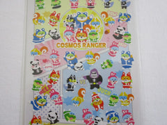 Cute Kawaii Mind Wave Cosmos Ranger Super Hero Animals Sticker Sheet - for Journal Planner Craft