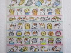 Cute Kawaii Mind Wave Cat Nap Happy Day Sticker Sheet - for Journal Planner Craft