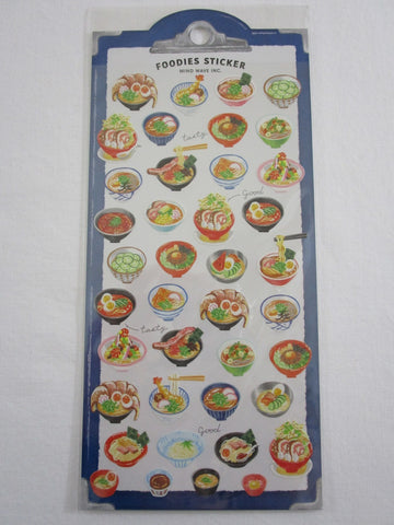 Cute Kawaii Mindwave Foodies Sticker Sheet - G - Ramen Noodle Udon - for Journal Planner Craft