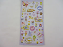 Cute Kawaii MW & Cafe Seal Series - H - Very Berry Cafe Pancake Cake Fruit Yogurt Ice Cream Shop Sticker Sheet - for Journal Planner Craft