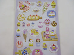 Cute Kawaii MW & Cafe Seal Series - H - Very Berry Cafe Pancake Cake Fruit Yogurt Ice Cream Shop Sticker Sheet - for Journal Planner Craft