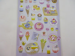 Cute Kawaii MW & Cafe Seal Series - H - Very Berry Cafe Pancake Cake Fruit Yogurt Ice Cream Shop Sticker Sheet - for Journal Planner Craft