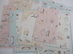 Cute Kawaii Q-Lia Wild Beasts Hedgehog Rabbit Letter Sets - Stationery Writing Paper Envelope Penpal