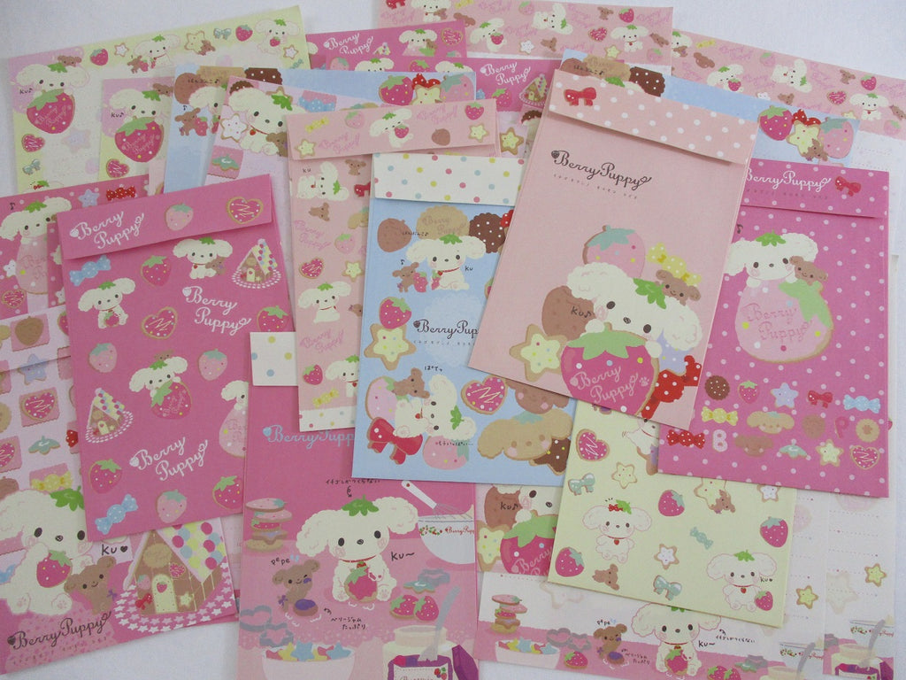 Cute&Lovely Animals Letter set - 4sh Lined Writing Stationery Paper 2sh  Envelope 