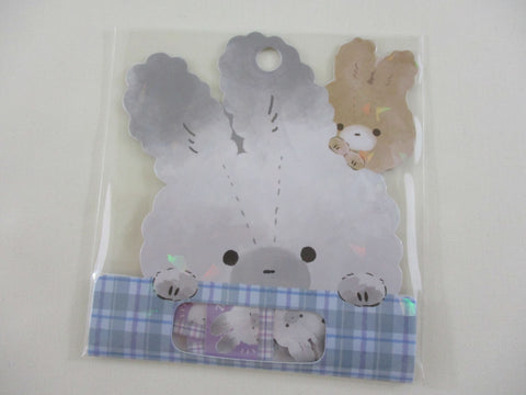 Cute Kawaii Q-Lia Bunny Rabbit Stickers Flake Sack - for Journal Planner Craft Scrapbook Collectible
