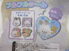 Cute Kawaii Q-Lia Bunny Rabbit Stickers Flake Sack - for Journal Planner Craft Scrapbook Collectible