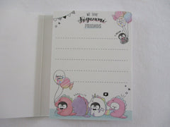 Cute Kawaii Q-Lia Penguin Dino Unicorn Kigurumi Mini Notepad / Memo Pad - Stationery Design Writing Paper Collection