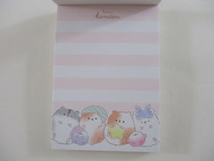 Cute Kawaii Crux Funny Hamster Mini Notepad / Memo Pad - Stationery Designer Paper Collection