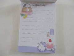 Cute Kawaii Crux Moru cafe Mini Notepad / Memo Pad - Stationery Designer Paper Collection