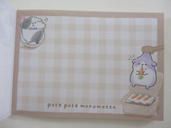 Cute Kawaii Crux Moru cafe Mini Notepad / Memo Pad - Stationery Designer Paper Collection