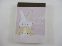 Cute Kawaii Crux Rabbit Bunny Mofu Usagi Mini Notepad / Memo Pad - Stationery Designer Paper Collection