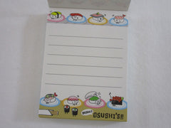 Cute Kawaii Mind Wave Sushi Mini Notepad / Memo Pad - Stationery Designer Writing Paper Collection