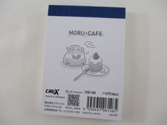 Cute Kawaii Crux Moru cafe Mini Notepad / Memo Pad - Stationery Designer Paper Collection