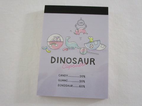 Cute Kawaii Q-Lia Candy Gummi Dino Dinosaur Mini Notepad / Memo Pad - Stationery Design Writing Collection