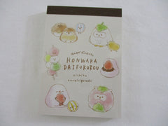 Cute Kawaii Kamio Food Daifukurou Mini Notepad / Memo Pad - Stationery Designer Paper Collection