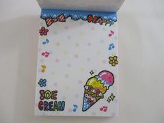 Cute Kawaii Kamio Ice Cream Smile Sweet Day Mini Notepad / Memo Pad - Stationery Designer Paper Collection