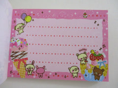 Cute Kawaii VHTF Kamio Sweet Animal Town Mini Notepad / Memo Pad - Stationery Designer Paper Collection