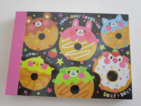 Cute Kawaii Crux Doki Doughnut Mini Notepad / Memo Pad - Stationery Designer Paper Collection Rare