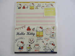 Cute Kawaii Sanrio Hello Kitty Letter Set Pack - Stationery Penpal Writing Paper Envelope