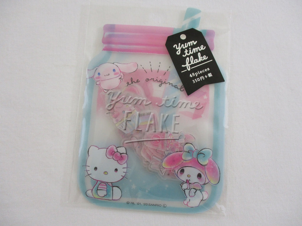 Cute Kawaii Sanrio Little Twin Stars My Melody Cinnamoroll Flake Sticker Sack 2020 - Collectible