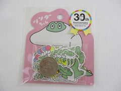 Cute Kawaii Mind Wave 30th Anniversary - Crocodile Crocs Flake Stickers Sack - for Journal Agenda Planner Scrapbooking Craft