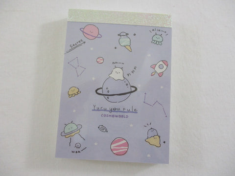 Cute Kawaii Q-Lia You Rule Space Planet Cosmos Mini Notepad / Memo Pad - Stationery Design Writing Collection