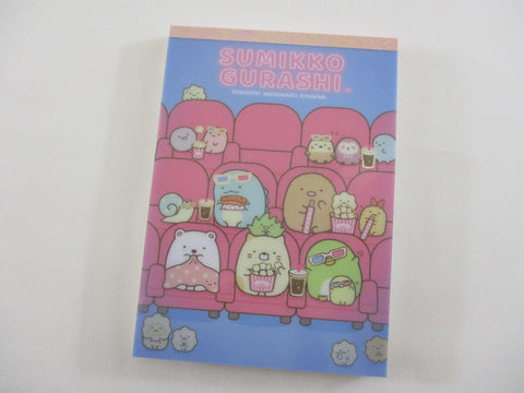 Cute Kawaii San-X Sumikko Gurashi Movie Theater 4 x 6 Inch Notepad / Memo Pad - Stationery Designer Paper Collection