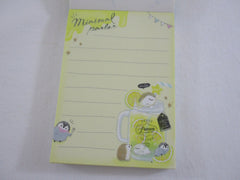 Cute Kawaii Q-Lia Hedgehog Lemonade Parlor Penguin Donut Mini Notepad / Memo Pad - Stationery Design Writing Collection