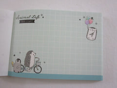 Cute Kawaii Kamio Hedgehog Dream Holiday Road Trip Mini Notepad / Memo Pad - Stationery Designer Paper Collection