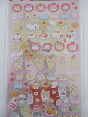 Cute Kawaii San-X CorocorocoroNya Cat Strawberry Sticker Sheet Set 2021 - B - for Planner Journal Scrapbook Craft