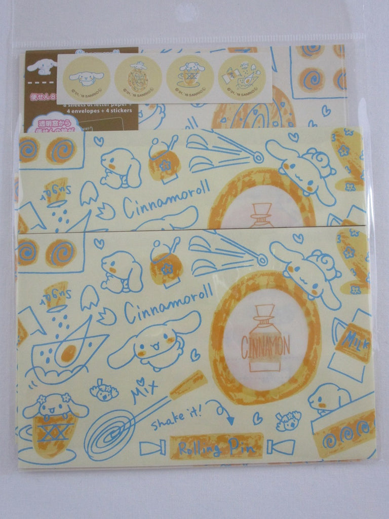 Cute Kawaii Sanrio Cinnamoroll Letter Set Pack - Stationery Penpal Writing Paper Envelope