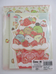 Cute Kawaii San-X Sumikko Strawberry Letter Set Pack - B - Stationery Writing Paper Envelope